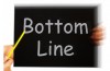 expressão bottom line