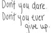 don't you ever e do you ever